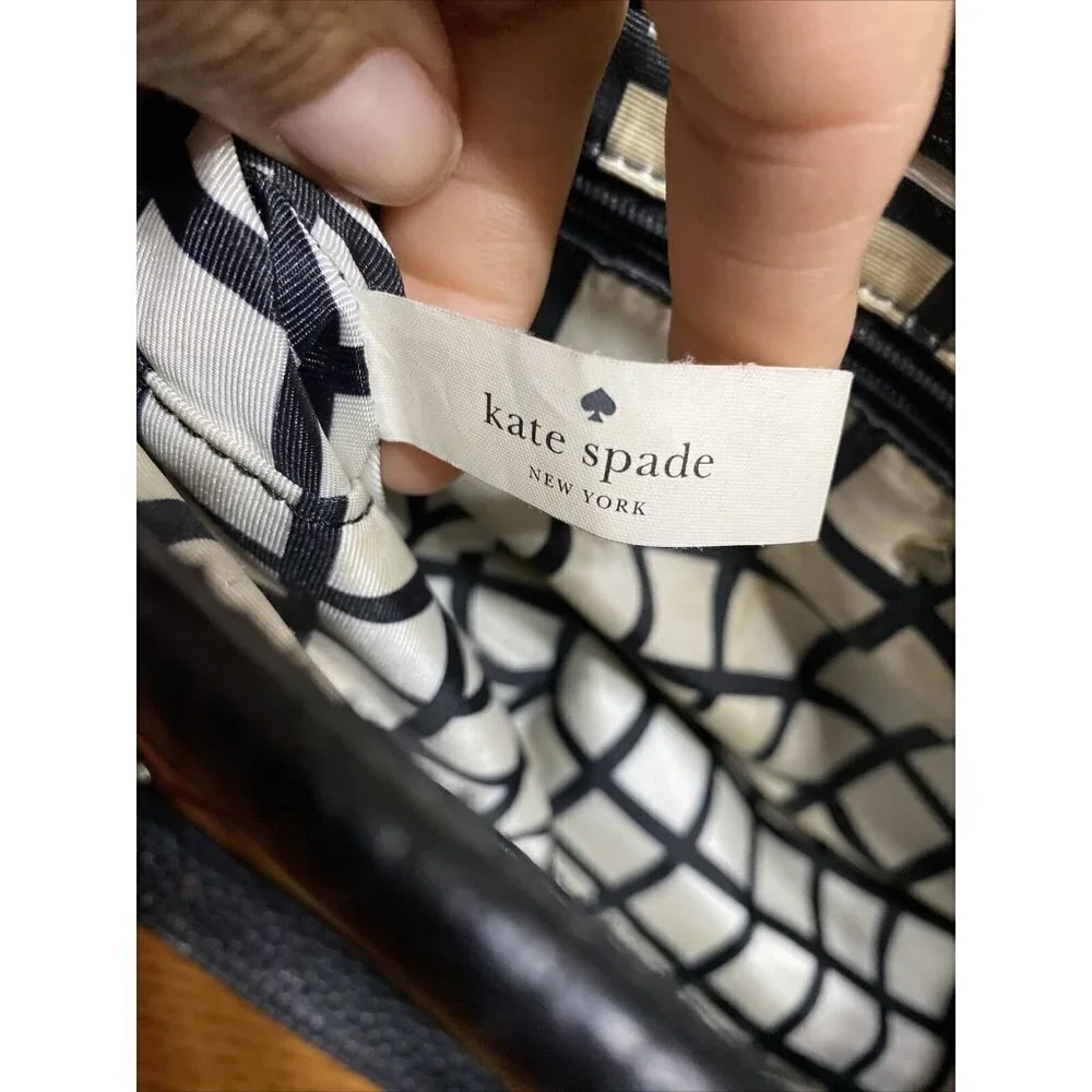 KATE spade new york cobble satchel￼ shoulder bag black satchel.